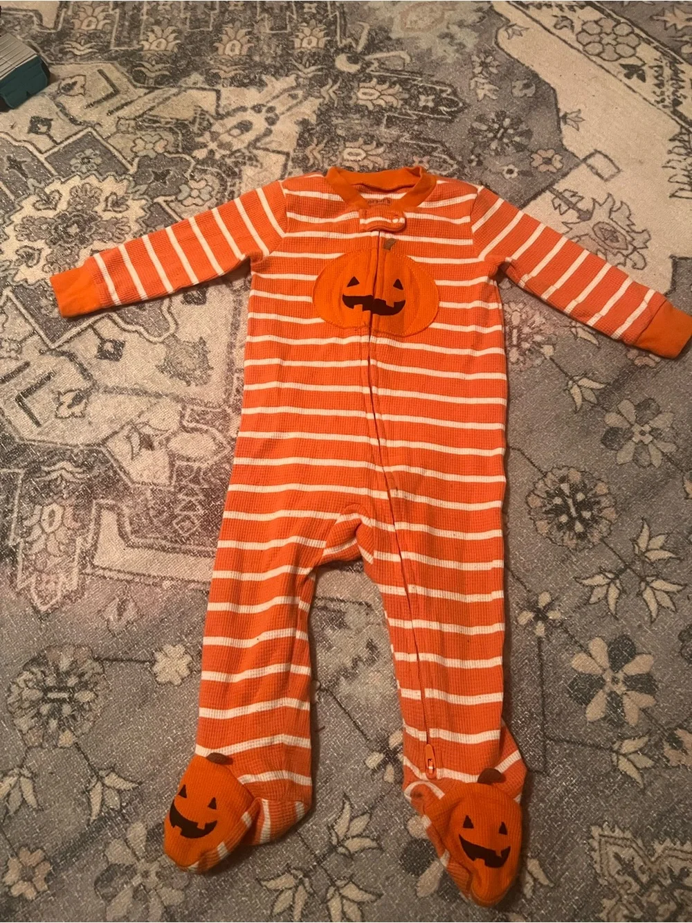 Carter's Orange 'My First Halloween' Baby Bundle